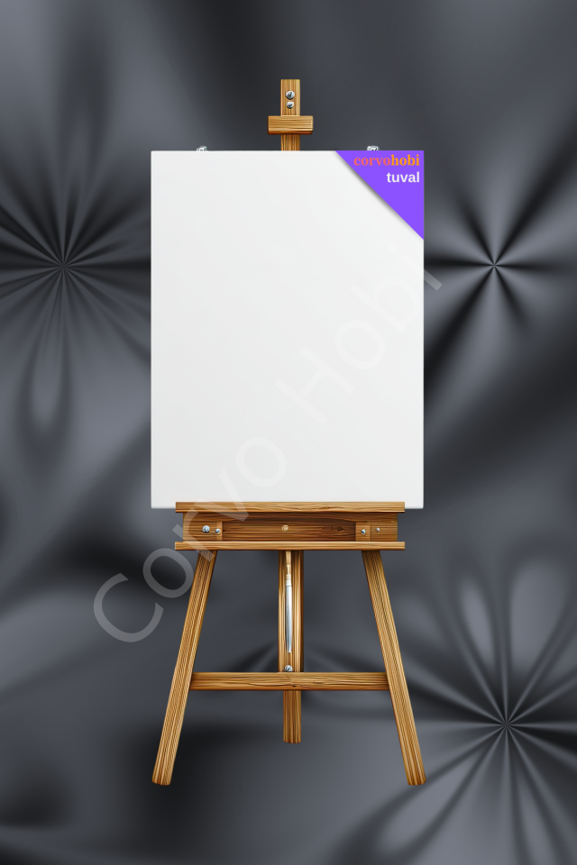 ARKADAN ZIMBALI AKADEMİK TUVAL